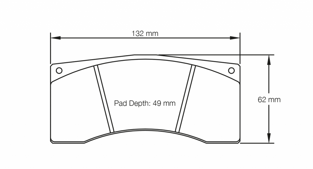 Pagid Racing 8267 RST5 Compound Brake Pads