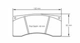 Pagid Racing 8267 RST5 Compound Brake Pads