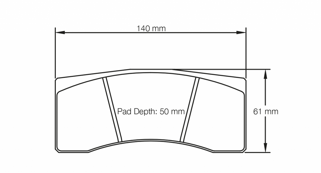 Pagid Racing 1619 RSL1 Compound Brake Pads