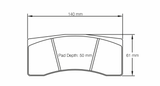 Pagid Racing 1619 RSL1 Compound Brake Pads
