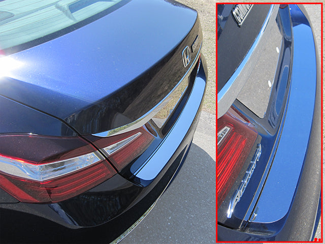 QAA Chrome Rear Bumper Trim For 2016-2017 Honda Accord - 4-door Sedan