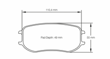 Load image into Gallery viewer, Pagid Porsche 991 GT3, Cayman GT4 Rear Brake Pads