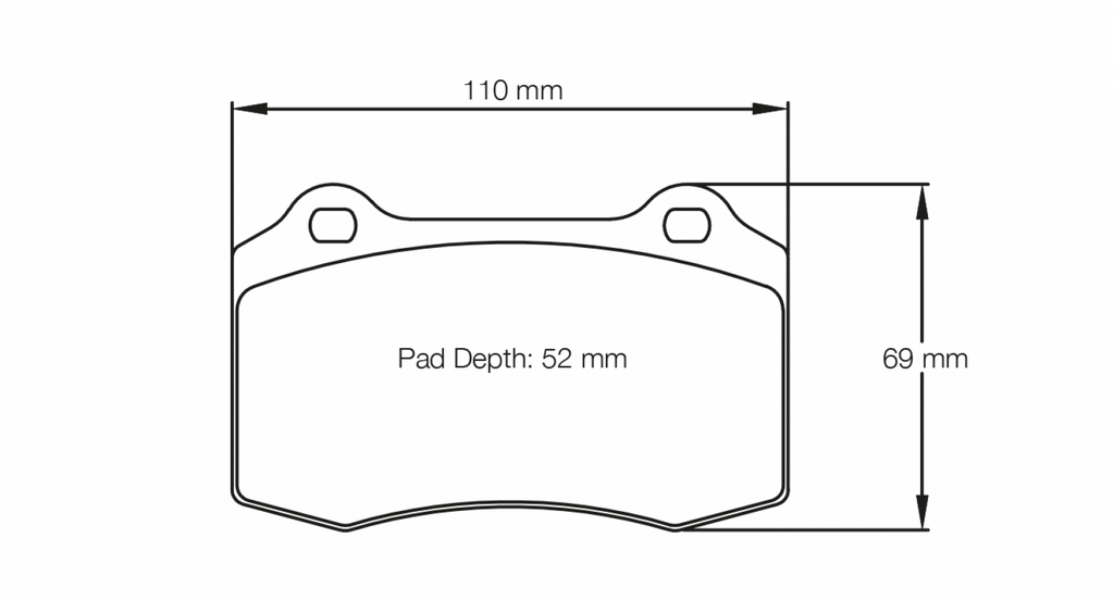 Pagid Racing 1408 RS14 Compound Brake Pads