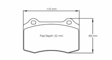 Load image into Gallery viewer, Pagid Racing 1408 RS14 Compound Brake Pads