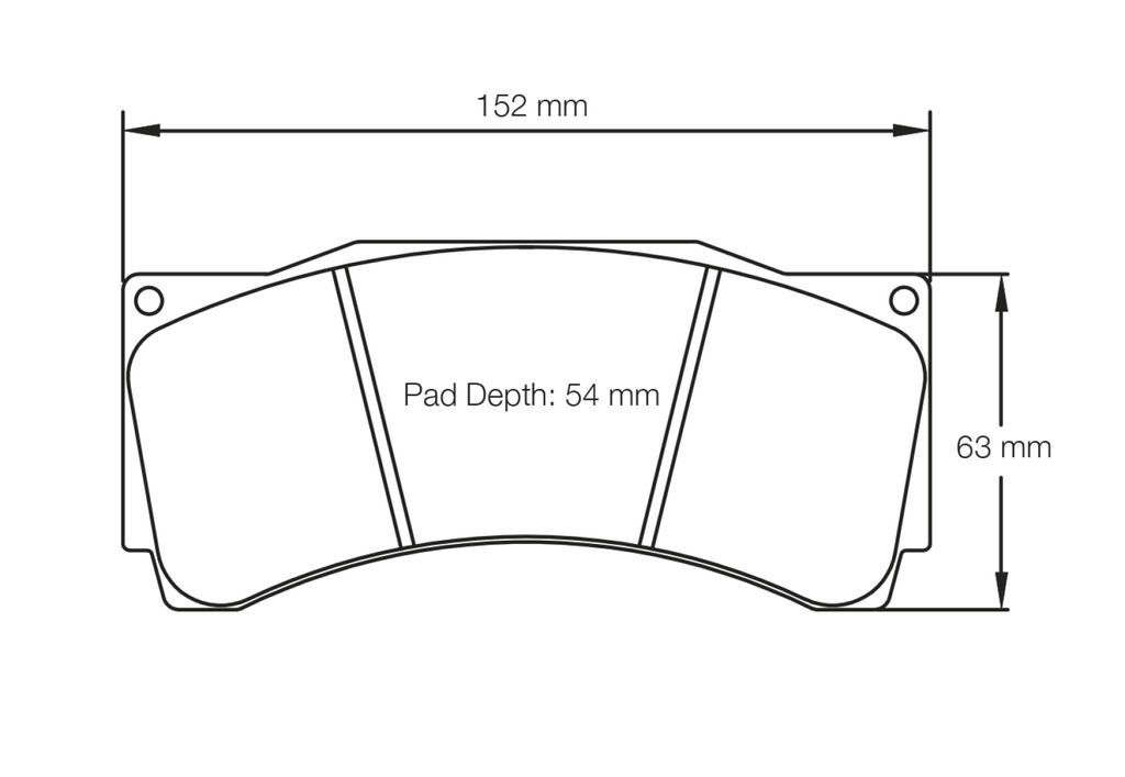 Pagid Racing 8250 RSL1 Compound Brake Pads