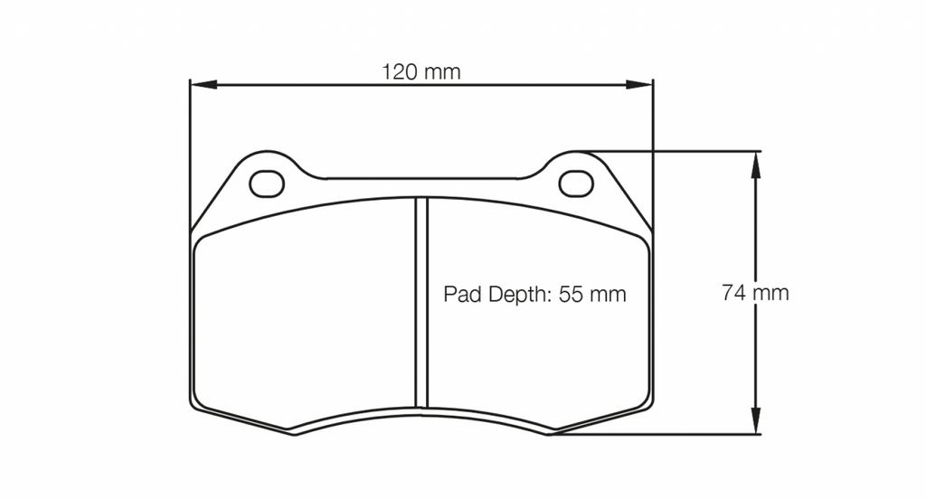 Pagid Racing 1427 RSL1 Compound Brake Pads