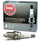 NGK 4306 FITS 4306 - Copper V-Power Stock Heat Spark Plugs Box of 4 (LZTR5A-13)