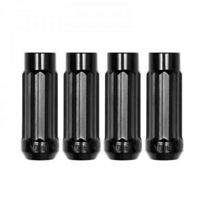 BLOX Racing BXAC-00145-BK - 12-Sided P17 Tuner Lug Nuts 12x1.25 Black Steel Set of 20