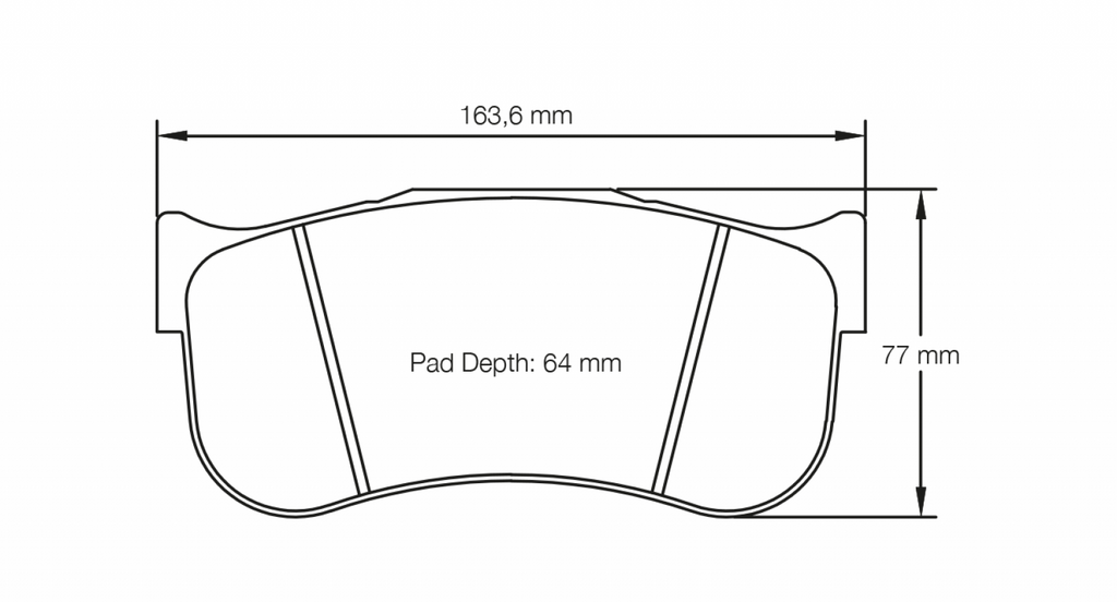 Pagid Racing 8102 RSL1 Compound Brake Pads