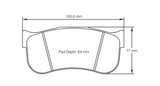 Pagid Racing 8102 RSL1 Compound Brake Pads