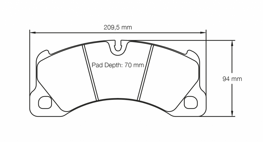 Pagid Racing 4917 RSC1 Compound Brake Pads