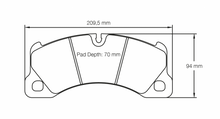 Load image into Gallery viewer, Pagid Racing 4917 RSC1 Compound Brake Pads