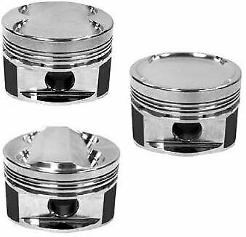 Manley Performance 615000C-4 - Manley 98+ Subaru WRX (EJ205) STD Stroke 92mm STD Bore 8.5:1 Dish Piston Set with Rings