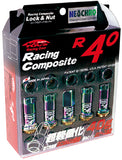 Project Kics KRC11N - 12x1.50 R40 Lug Nuts Neo Chrome (16+4 Locks)