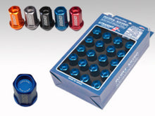 Load image into Gallery viewer, Rays WDURA4212150R - Dura-Nut L42 Straight Type 12X1.50 Lug Nut Set 16 Lug 4 Lock Set Red