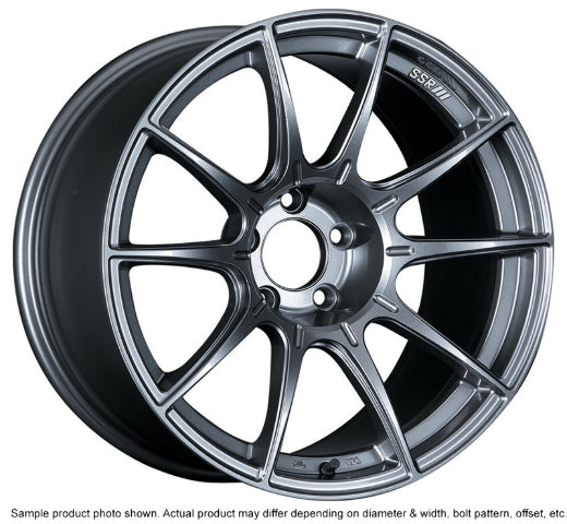 SSR XA18950+2205GDK - GTX01 18x9.5 5x114.3 22mm Offset Dark Silver Wheel Evo 8 9 X / G35 / 350z / 370z