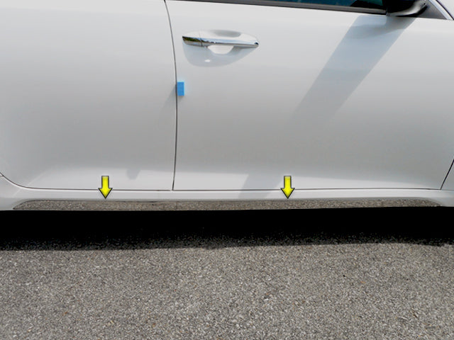 QAA Chrome Rocker Panels For 2016-2020 Kia Optima - 4-door Sedan