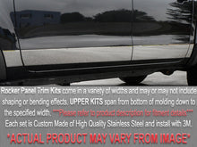 Load image into Gallery viewer, QAA Chrome Rocker Panels For 2000-2002 Chevrolet Silverado - 4-door Pickup Truck Extended Cab Short Bed