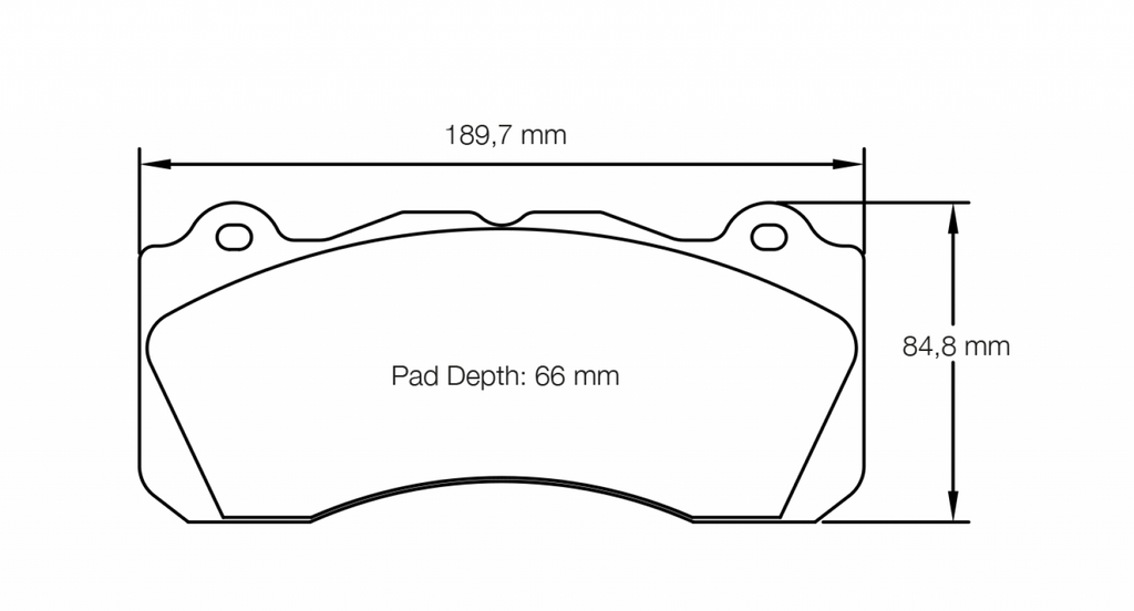 Pagid Racing 8203 RSL29 Compound Brake Pads