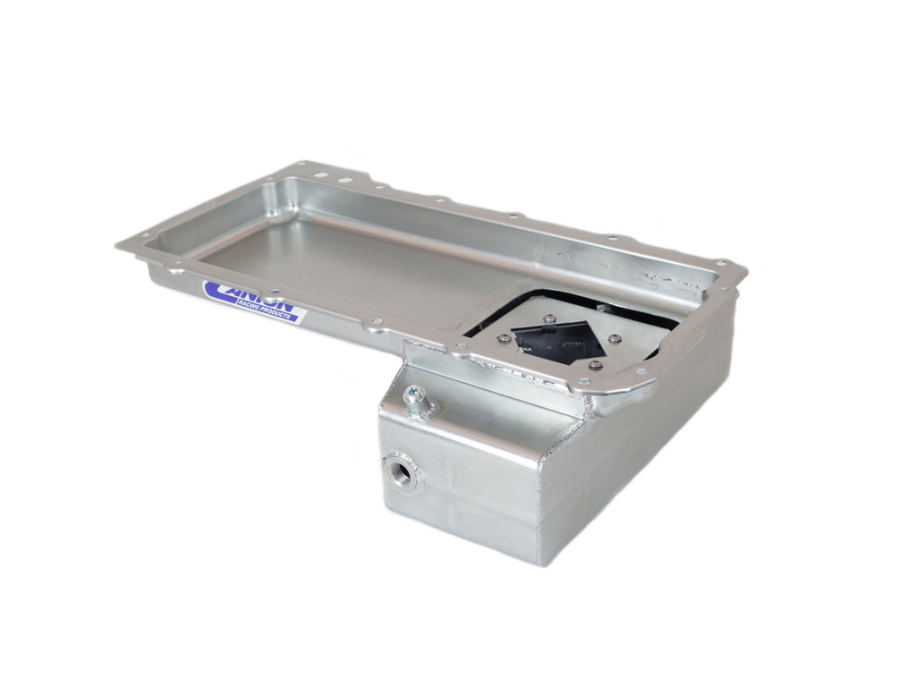 Canton 15-276 Oil Pan GM LS1 LS6 5-5/8" Deep Front Sump Road Race and Drift Pan