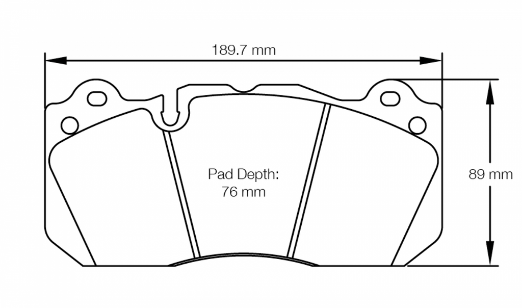 Pagid Racing 8239 RSL29 Compound Brake Pads
