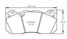 Load image into Gallery viewer, Pagid Racing 8239 RSL29 Compound Brake Pads