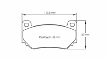 Load image into Gallery viewer, Pagid Racing 8076 RSL29 Compound Brake Pads