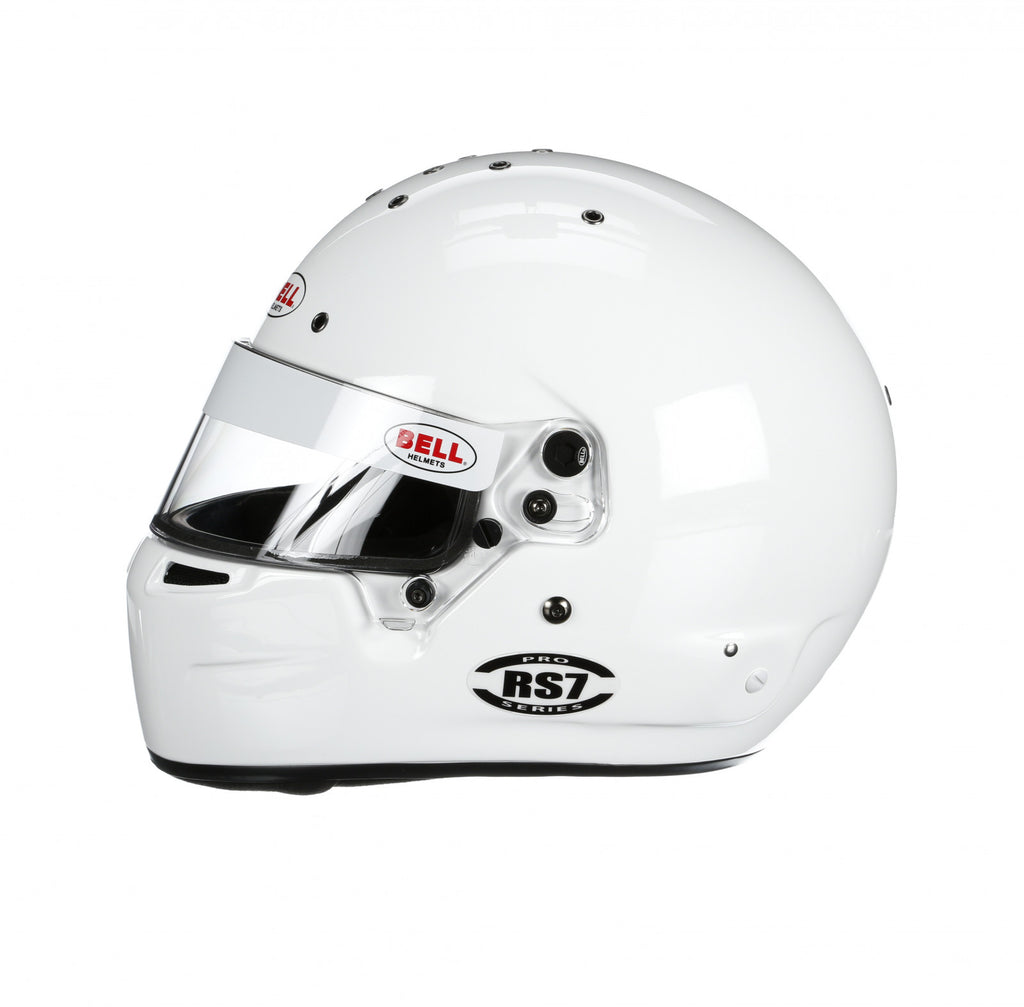 Bell RS7 Racing Helmet White 54 cm SA2015