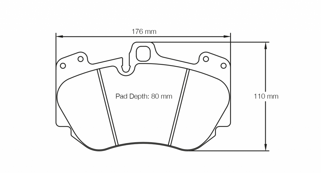 Pagid Racing 4907 RSC2 Compound Brake Pads