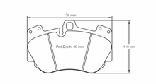 Load image into Gallery viewer, Pagid Racing 4907 RSC2 Compound Brake Pads