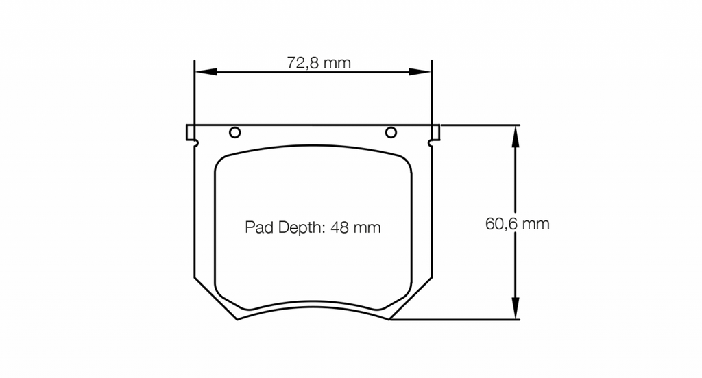 Pagid Racing 8032 RSH3 Compound Brake Pads
