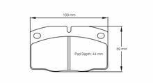 Load image into Gallery viewer, Pagid Racing 9521 RSH42 Compound Brake Pads