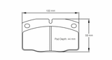 Pagid Racing 9521 RSH42 Compound Brake Pads