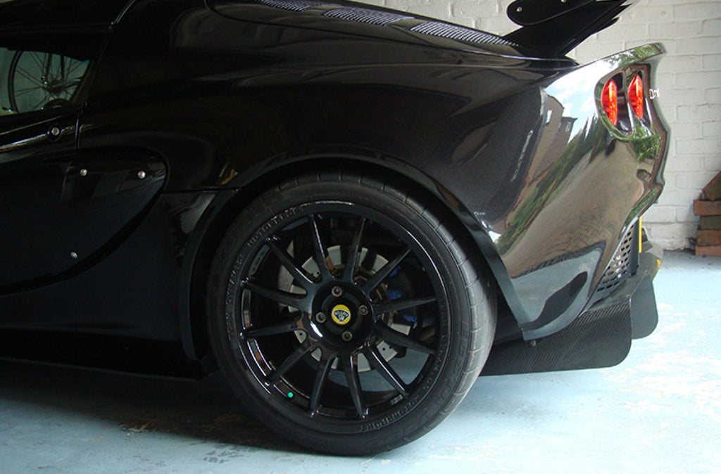 Reverie Lotus Elise/Exige S2/111R/240R Carbon Rear Diffuser - 3 Element, 3 Fixing Holes Standard Finish