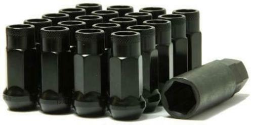 Wheel Mate 32905B - Muteki SR48 Open End Lug Nuts Black 12x1.25 48mm