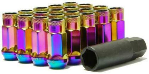 Wheel Mate 32905N - Muteki SR48 Open End Lug Nuts Neon 12x1.25 48mm