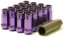 Load image into Gallery viewer, Wheel Mate 32906L - Muteki SR48 Open End Lug Nuts Purple 12x1.50 48mm