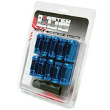 Wheel Mate 33002U - Monster Locking Lug Nut Set of 4 Blue 14x1.50