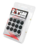 Wheel Mate 33007B - Monster Lug Nut Caps Black 14x1.50