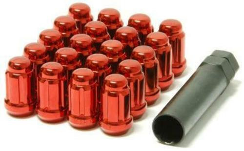 Wheel Mate 41886R - Muteki Closed End Lug Nuts Red 12x1.50