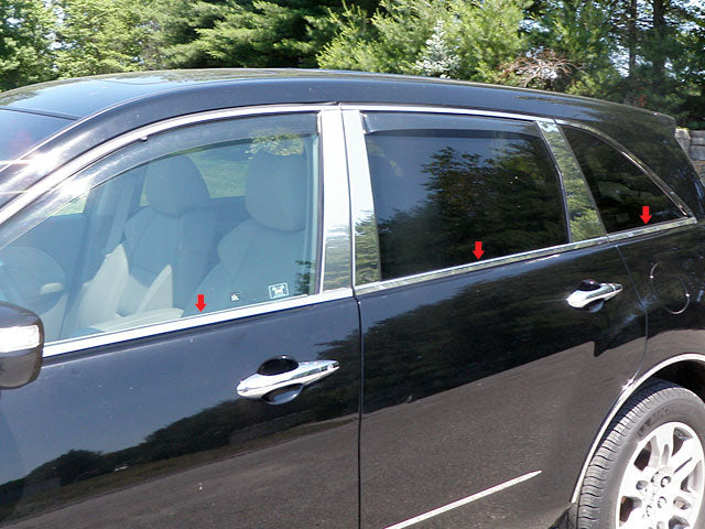 QAA Chrome Window Trim For 2007-2013 Acura MDX - 4-door SUV