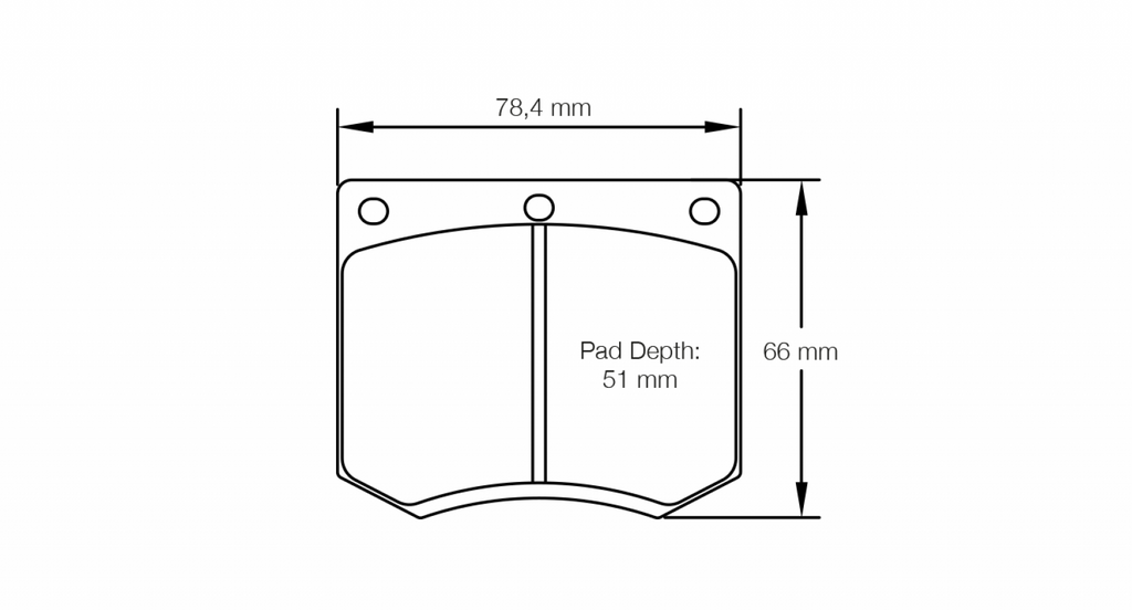 Pagid Racing 4905 RSH29E Compound Brake Pads