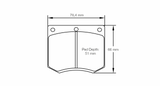 Pagid Racing 4905 RSH29E Compound Brake Pads