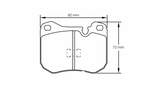 Pagid Racing 4703 RSH42 Compound Brake Pads