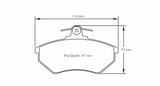 Pagid Racing 1743 RS14 Compound Brake Pads