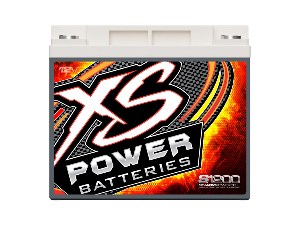 XS Power Batteries 12V AGM S Series Batteries - Automotive Terminals Included 2600 Max Amps